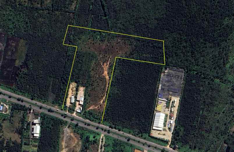 dijual tanah jl raya gubernur soebardjo