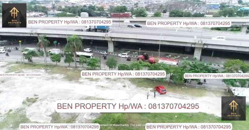 dijual tanah jl yos sudarso sungai