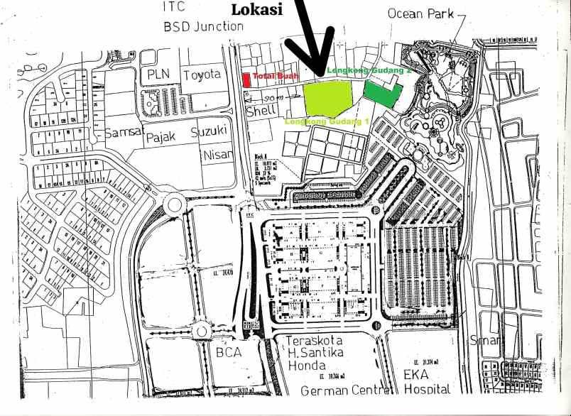 dijual tanah kavling bsd