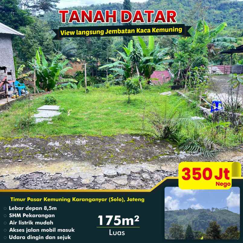 dijual tanah kemining ngargoyoso