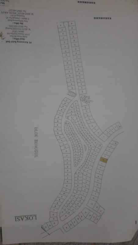 dijual tanah perumahan sedana