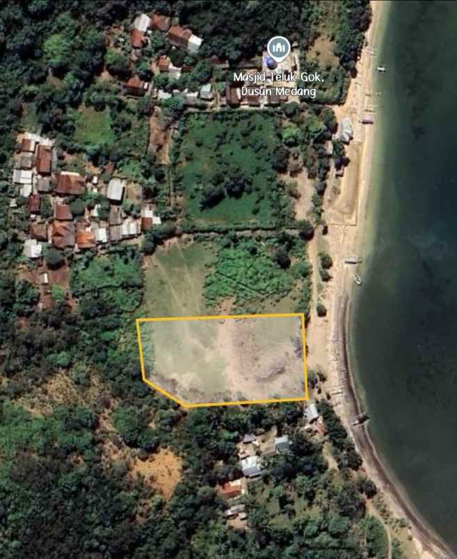 dijual tanah pinggir pantai