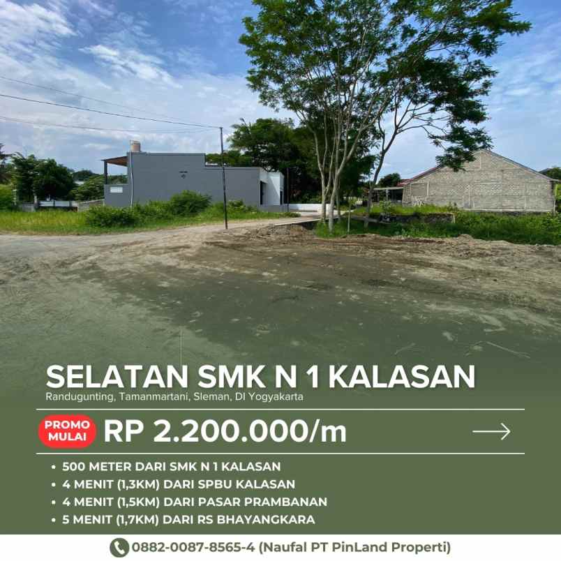 dijual tanah randugunting tamanmartani