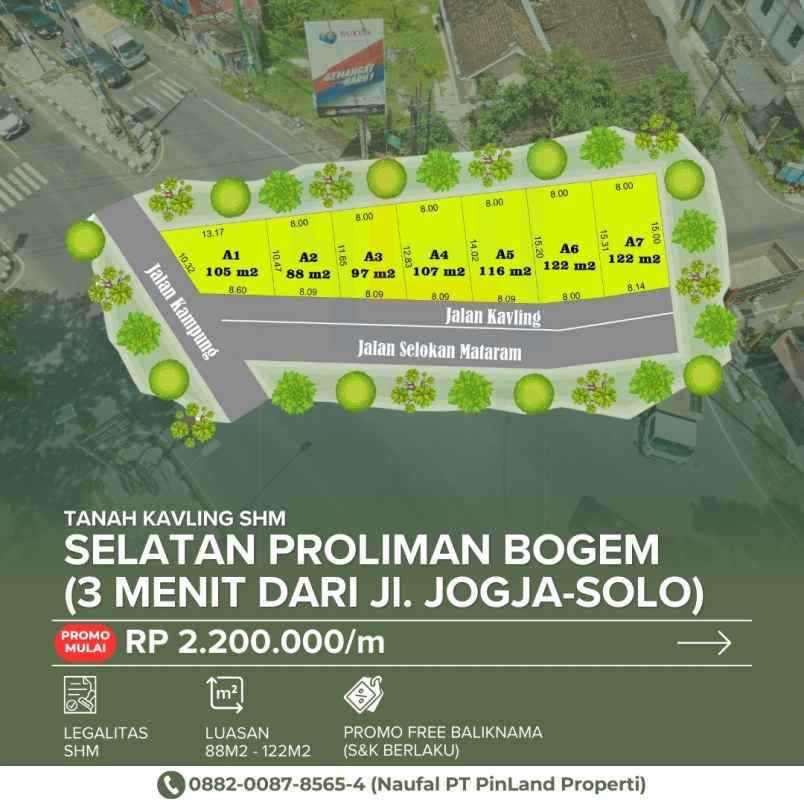 dijual tanah randugunting tamanmartani