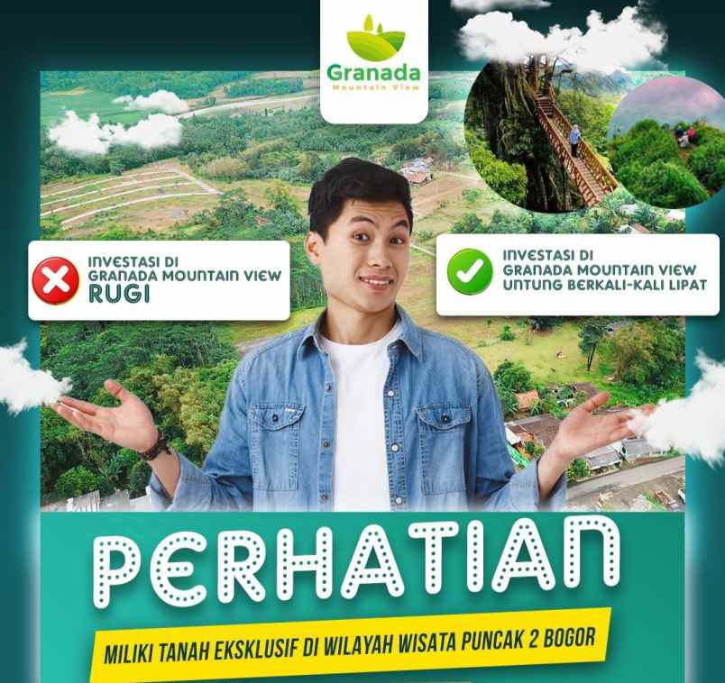 dijual tanah sukamakmur bogor jawa barat