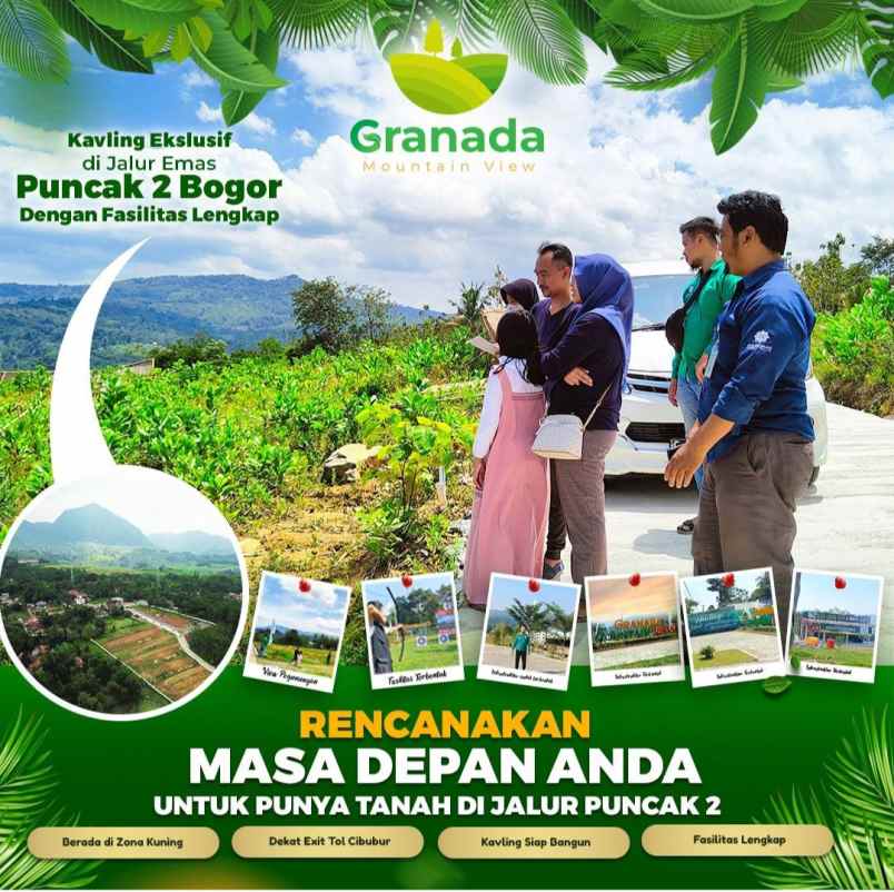 dijual tanah sukamakmur bogor jawa barat