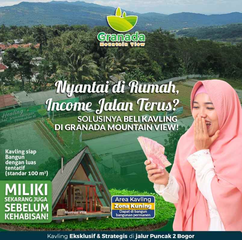 dijual tanah sukamakmur bogor jawa barat