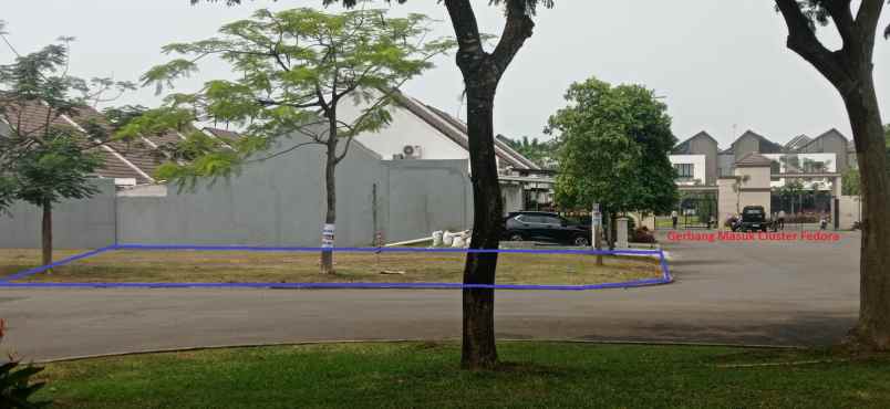 dijual tanah suvarna sutera cluster fedora