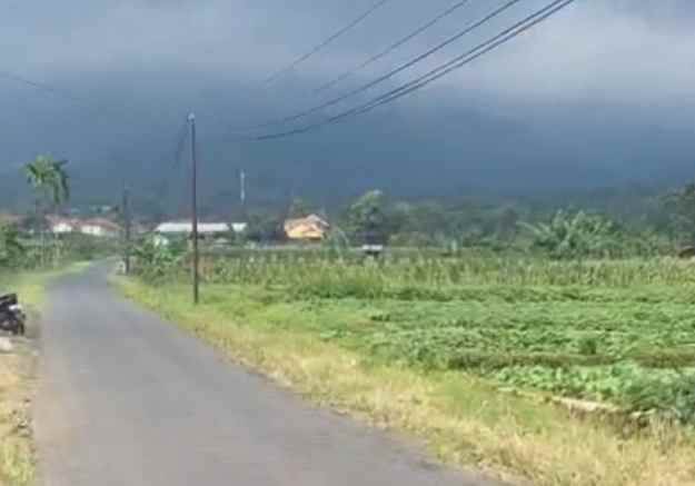 dijual tanah view gunung pinggir jl sangat strategis