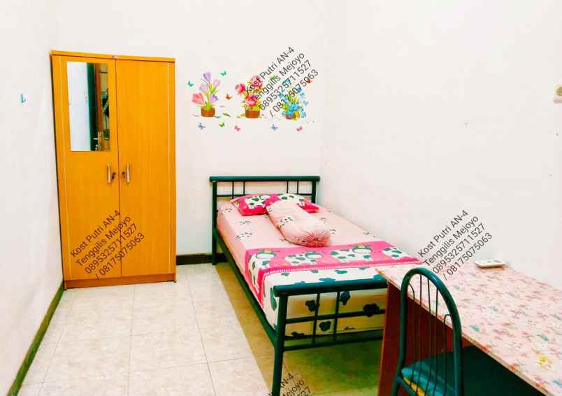 disewakan kost kost putri pelangi an 4 jl