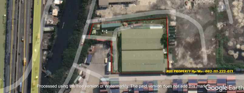 disewakan ruko gudang kantor jl inspeksi kirana rorotan