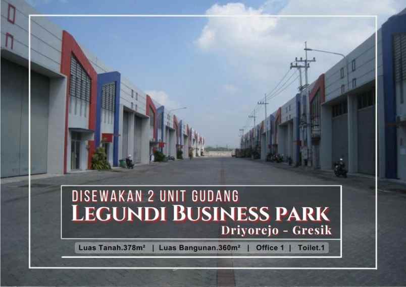 disewakan ruko gudang kantor legundi business park