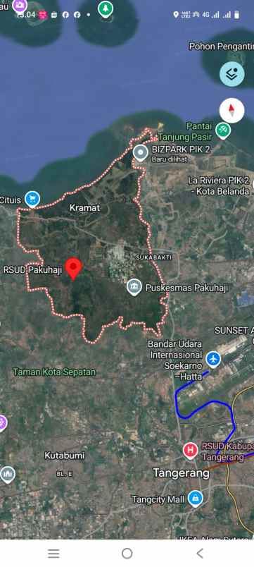 disewakan ruko gudang kantor pakuhaji sepatan tangerang