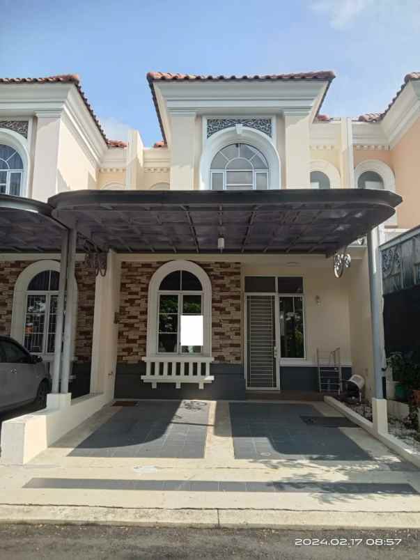 disewakan rumah cluster la seine jakarta