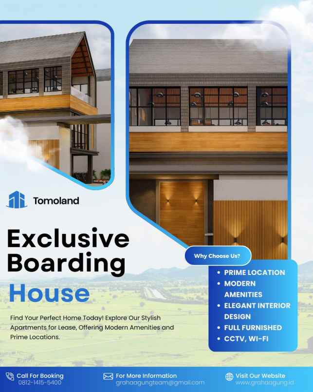 hub rumah kost eksklusif malang kota hunian invest