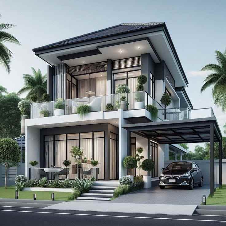 hunian mewah 2 lantai ditengah kota pekanbaru