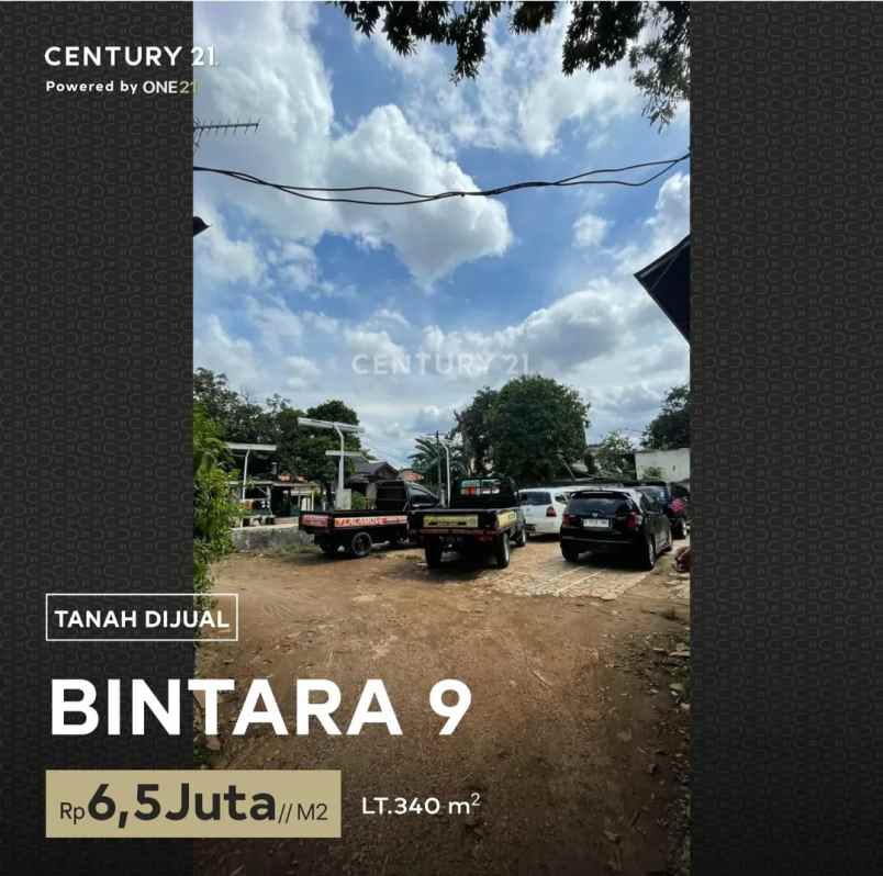 jual cepat murah tanah di bintara 9 dekat gerbang tol