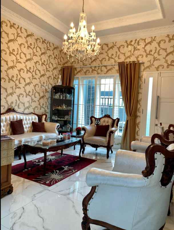 jual cepat rumah cluster di karawaci semi furnished