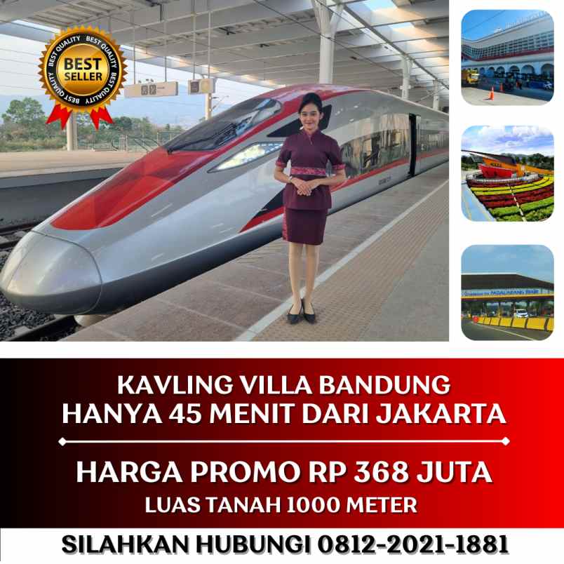 jual kavling tanah dekat stasiun kereta cepat