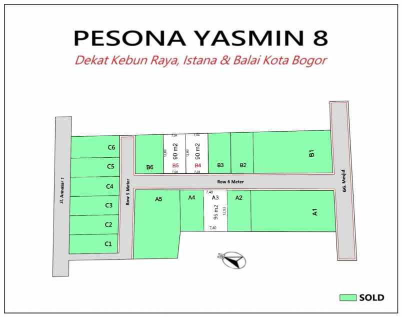 kavling strategis di area ramai bogor barat