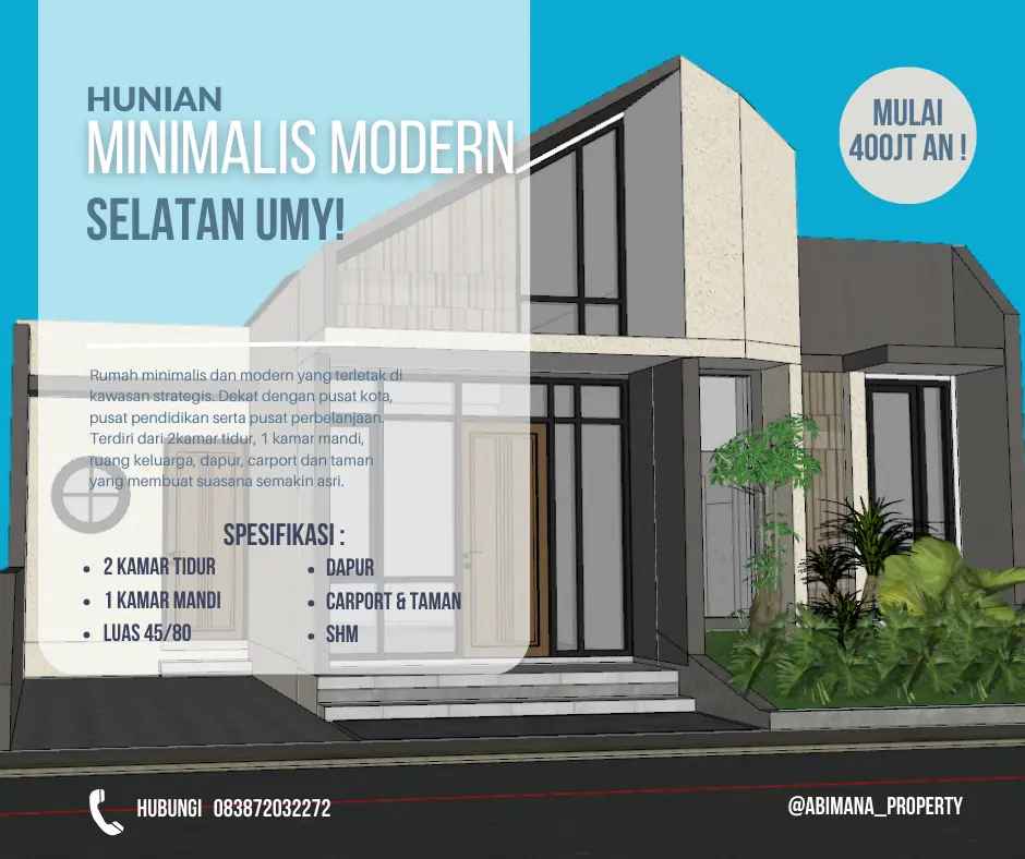 minimalis modern hidup mewah dengan harga terjangkau