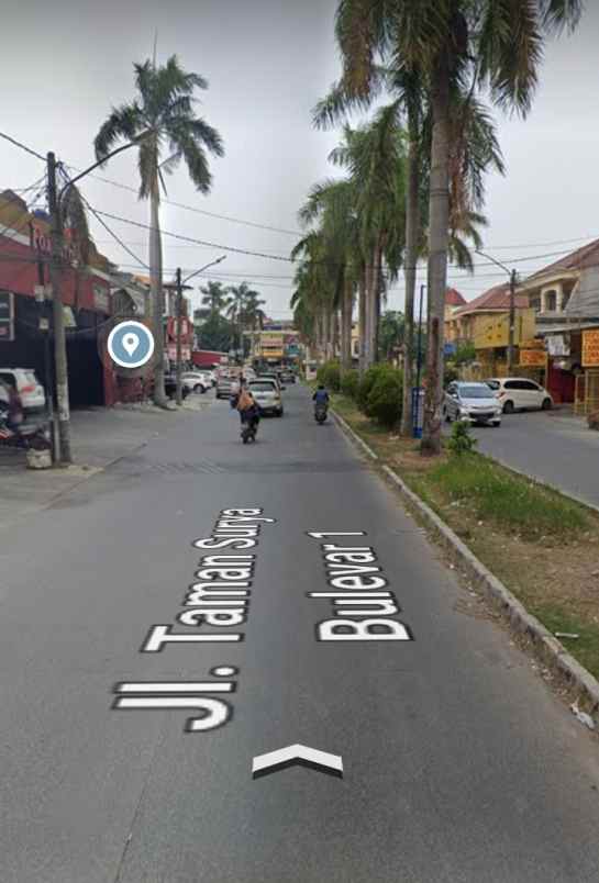 ruko gudang kantor jalan taman surya bulevar