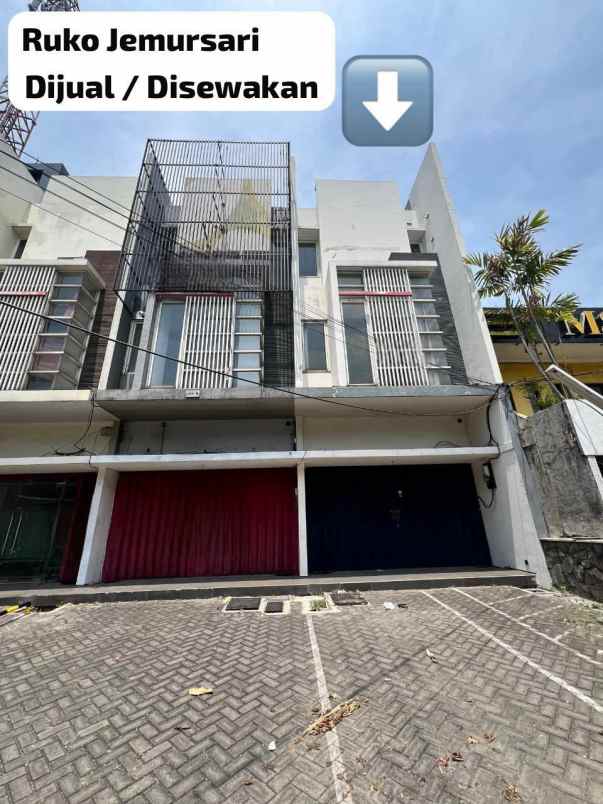 ruko nol jalan raya jemursari cocok untuk kantor usaha