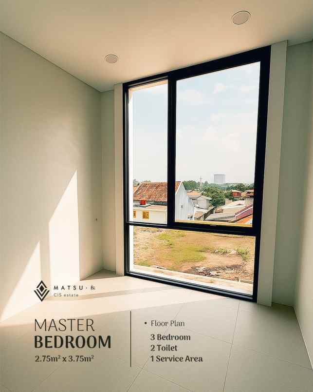 rumah 2 lantai minimalis dekat mrt 1 4 m an