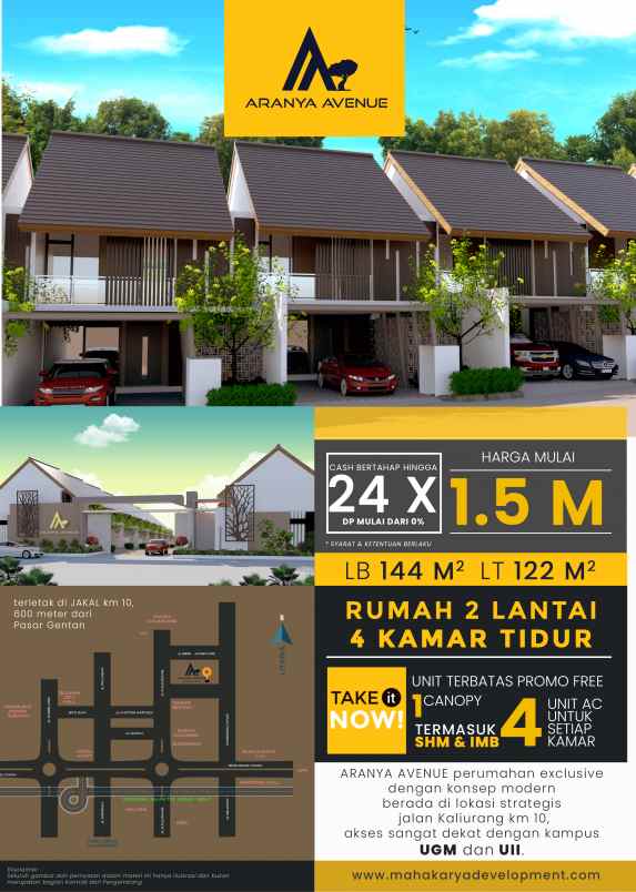 rumah avenue sinduharjo kec