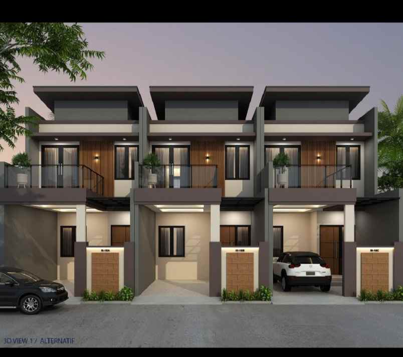 rumah baru elegan 3 unit di cisaranteun arcamanik