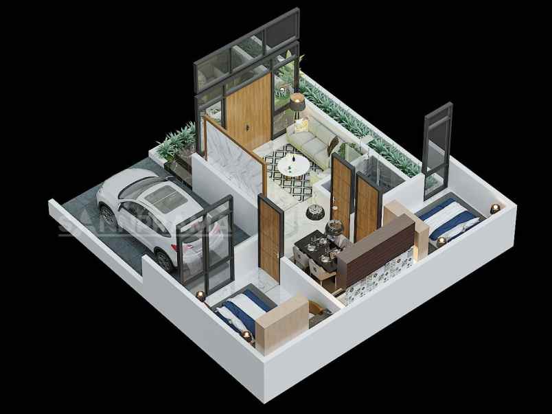 rumah desain mewah dekat kita cibinong