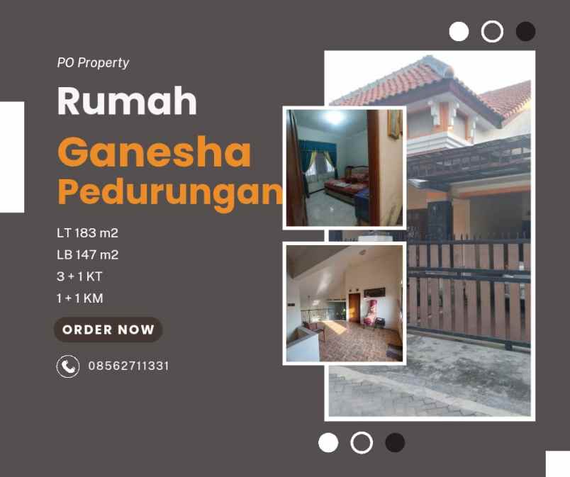 rumah hook modern 2 lantai ganesha pedurungan