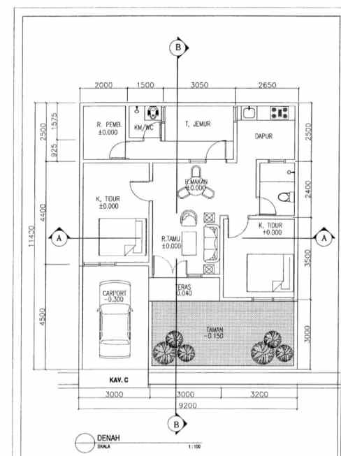 rumah jl raya panpostel villa