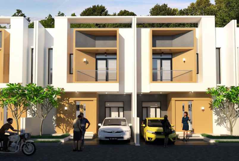 rumah modern bernuansa alam di tengah kota depok