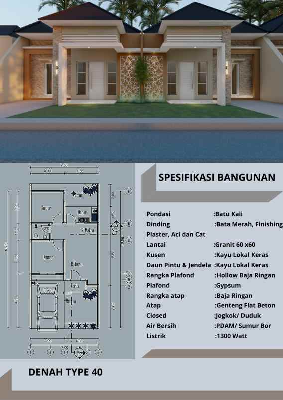 rumah murah strategis bayan purworejo