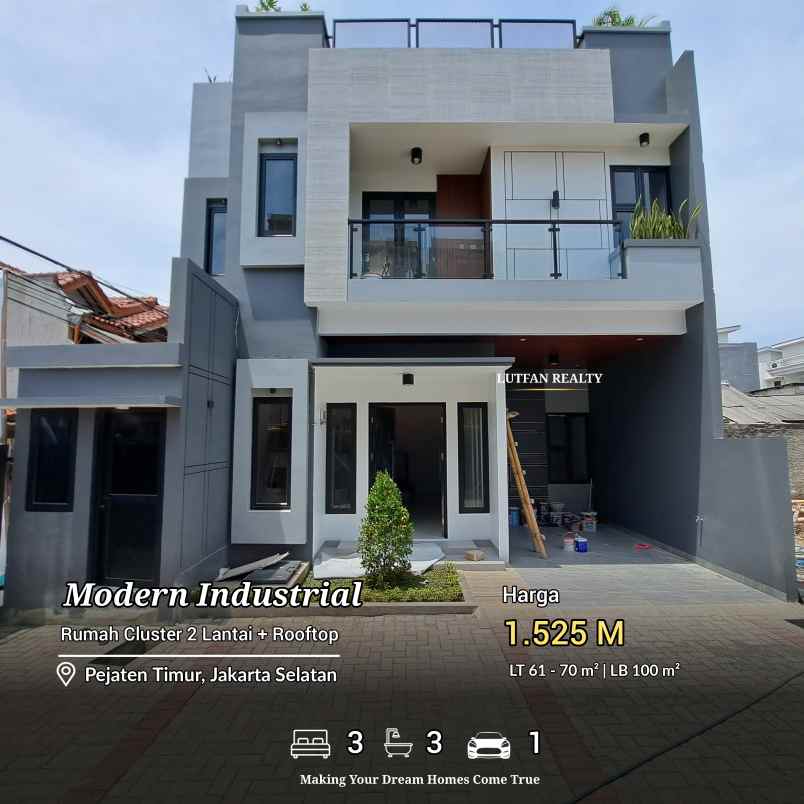 rumah pejaten timur dalam cluster