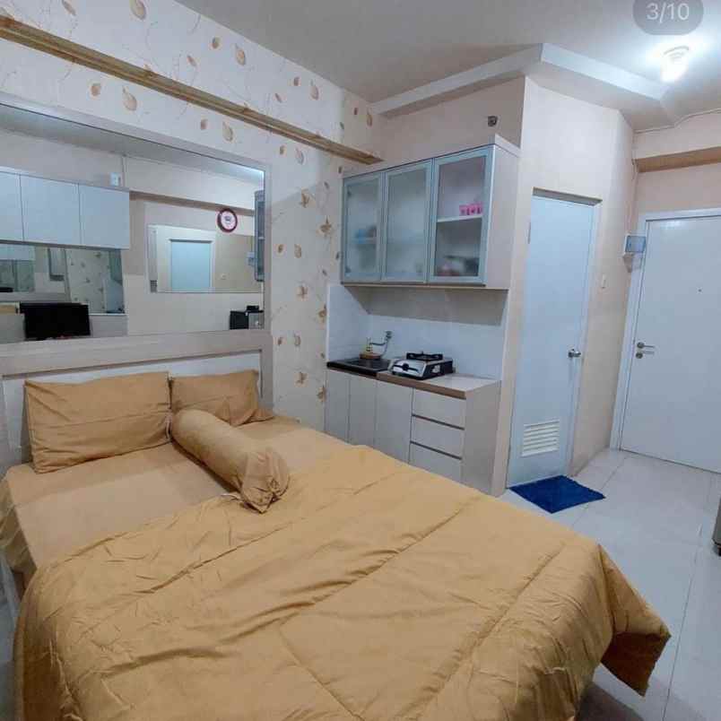 sewa apartemen studio furnish di green pramuka city