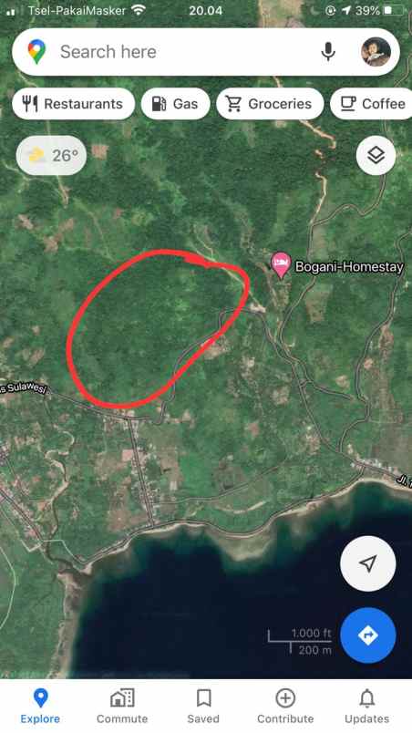 tanah kavling lokasi dekat jalan trans sulawesi