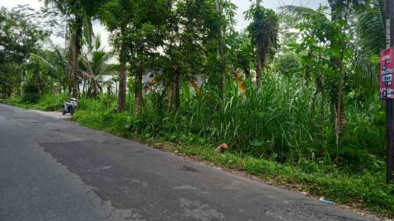 tanah murah strategis pinggir jalan aspal