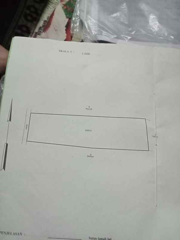 tanah pekarangan zona kuning dijual cepat 8000 mt2