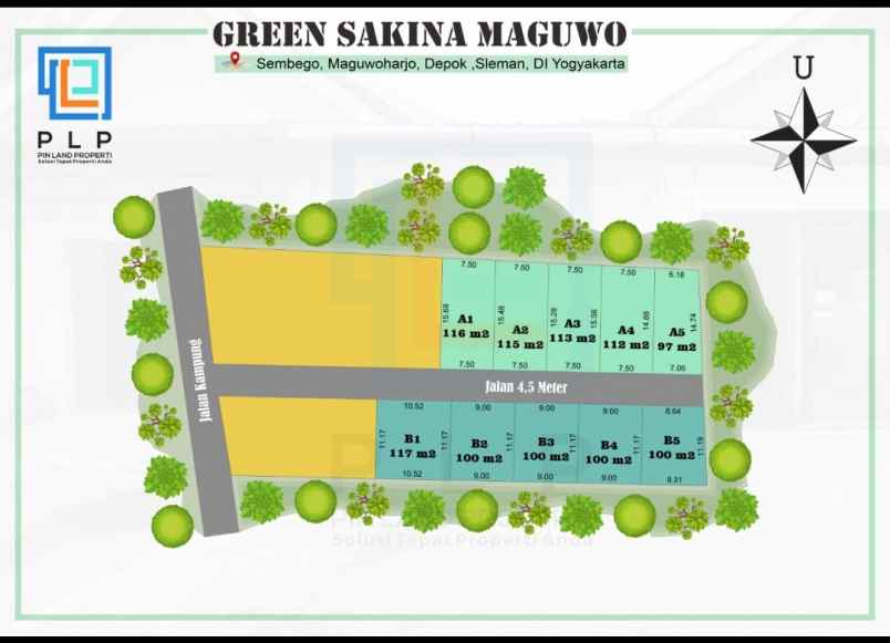 tanah pinggir jalan klegung donokerto turi sleman