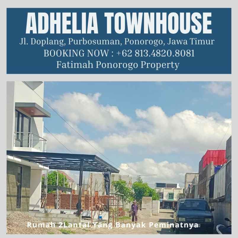 terakhir rumah 2 lantai syariah ponorogo kota