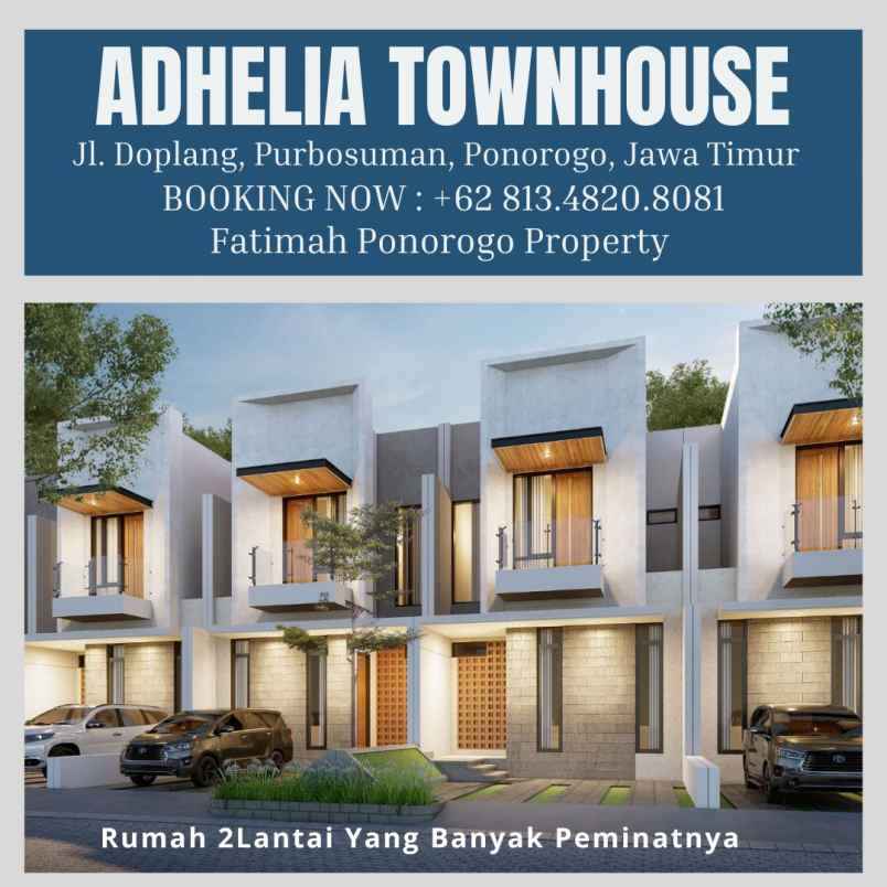 terakhir rumah 2 lantai syariah ponorogo kota