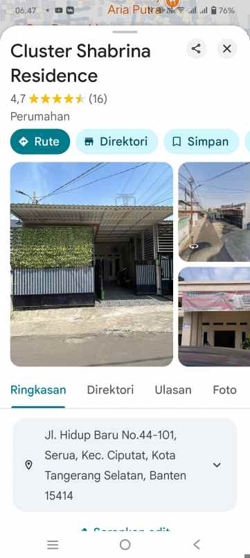 unit kavling dan unit rumah