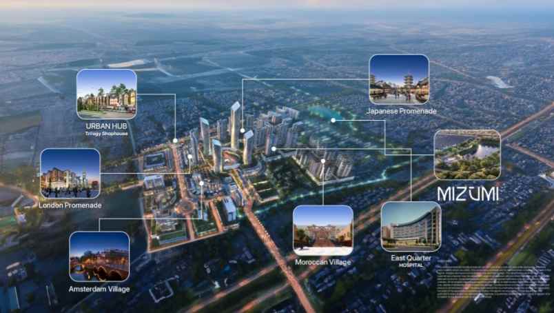 cluster mizumi lake residence cinity cikarang bekasi