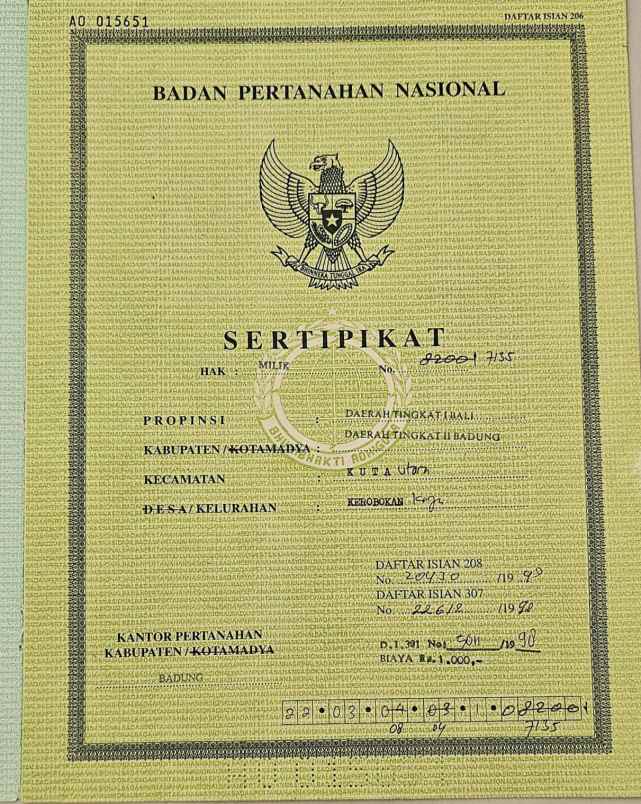 dijual 8 45 are jl muding indah gatsu barat kuta utara
