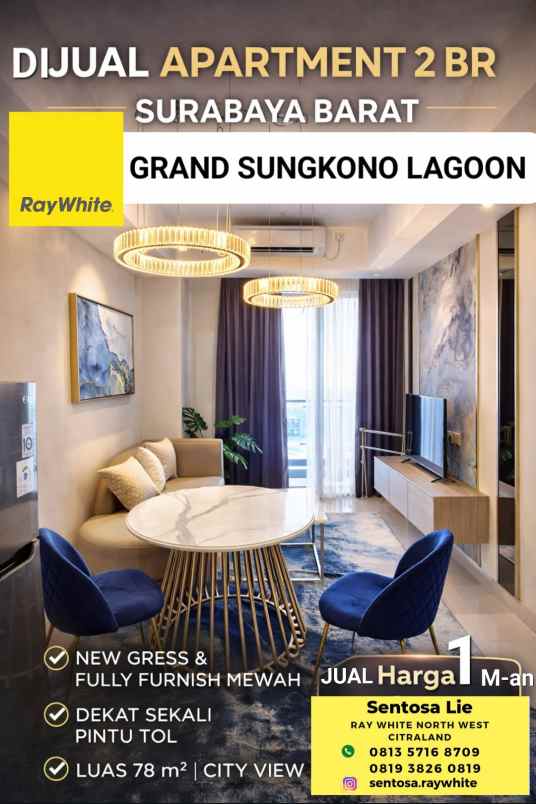 dijual apartemen jalan kh abdul wahab siamin