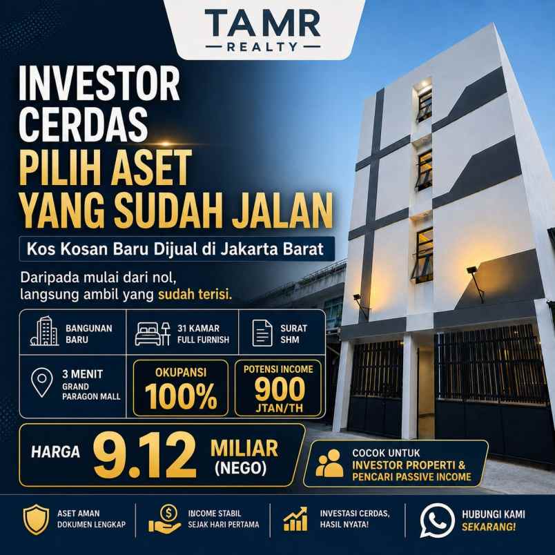 dijual kost jakarta barat