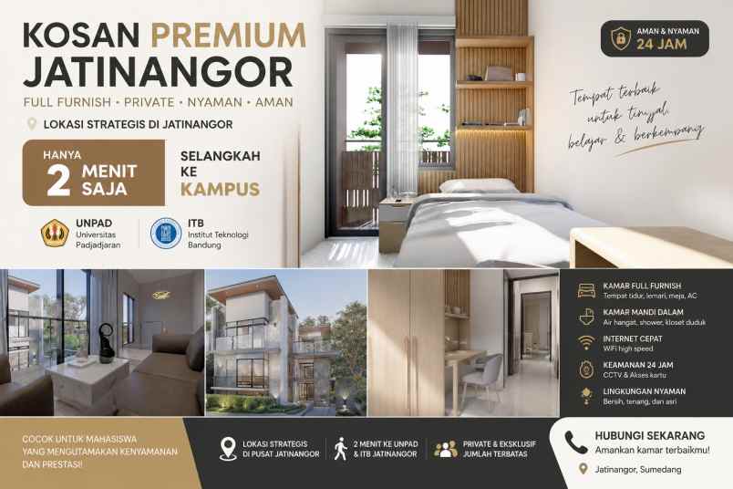 dijual kost jalan caringin