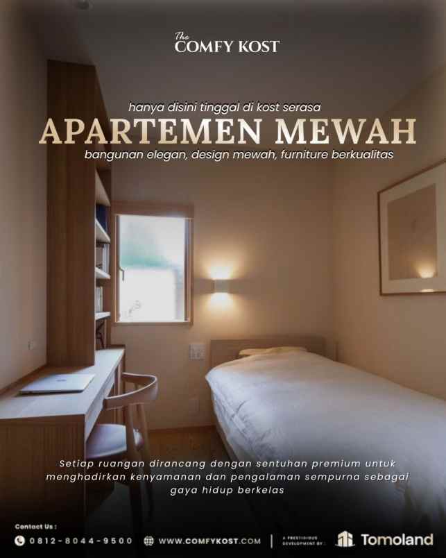 dijual kost jl simpang kyai h yusuf no